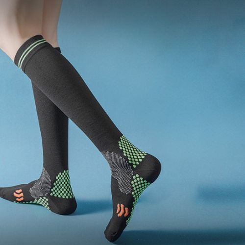 Chaussette-de-compression-contention-noir