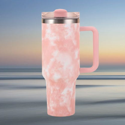 Gourde-isotherme-paille-rose-nuage