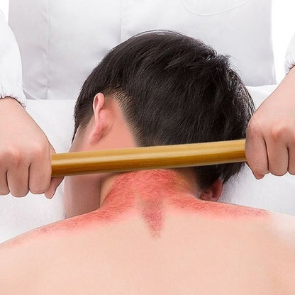 Rouleau-de-massage-bâton-de-bambou-cou