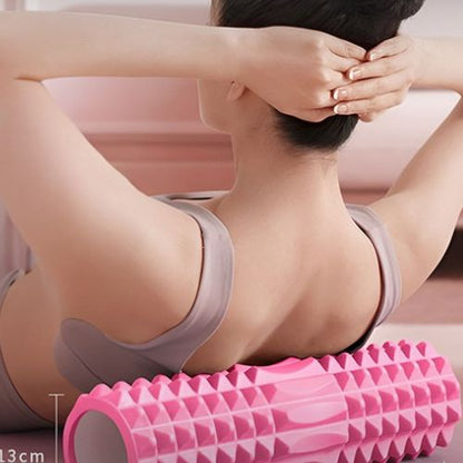 Rouleau-de-massage-oreiller-de-massage-rose-confortable