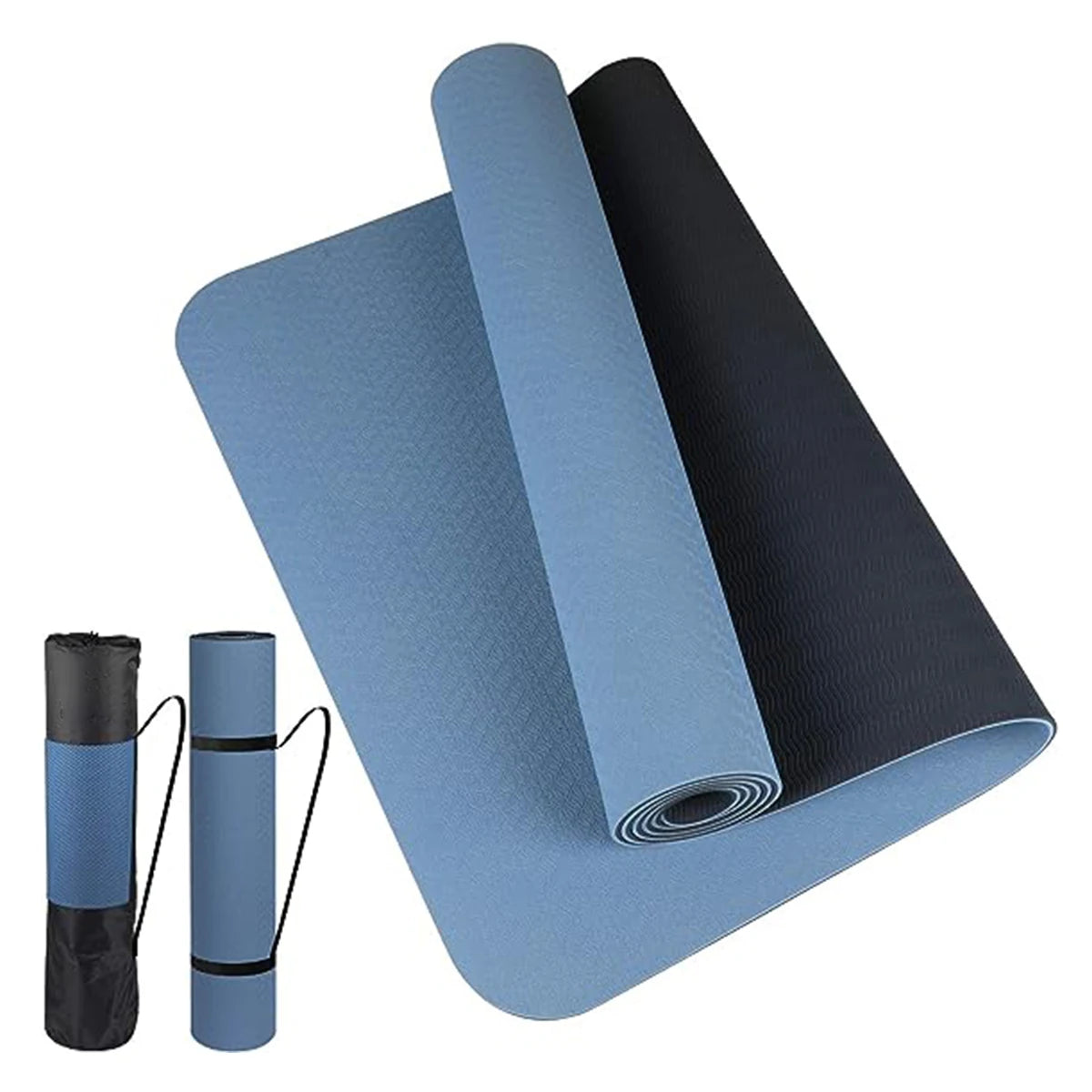 Tapis-De-Gym-Antidérapant-bleu