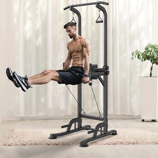 machine-de-musculation-multifonctionnelle-noir-durable